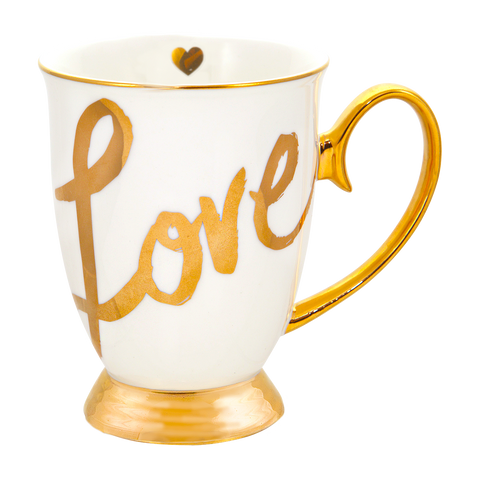 Mug White Love - Cristina Re Designs