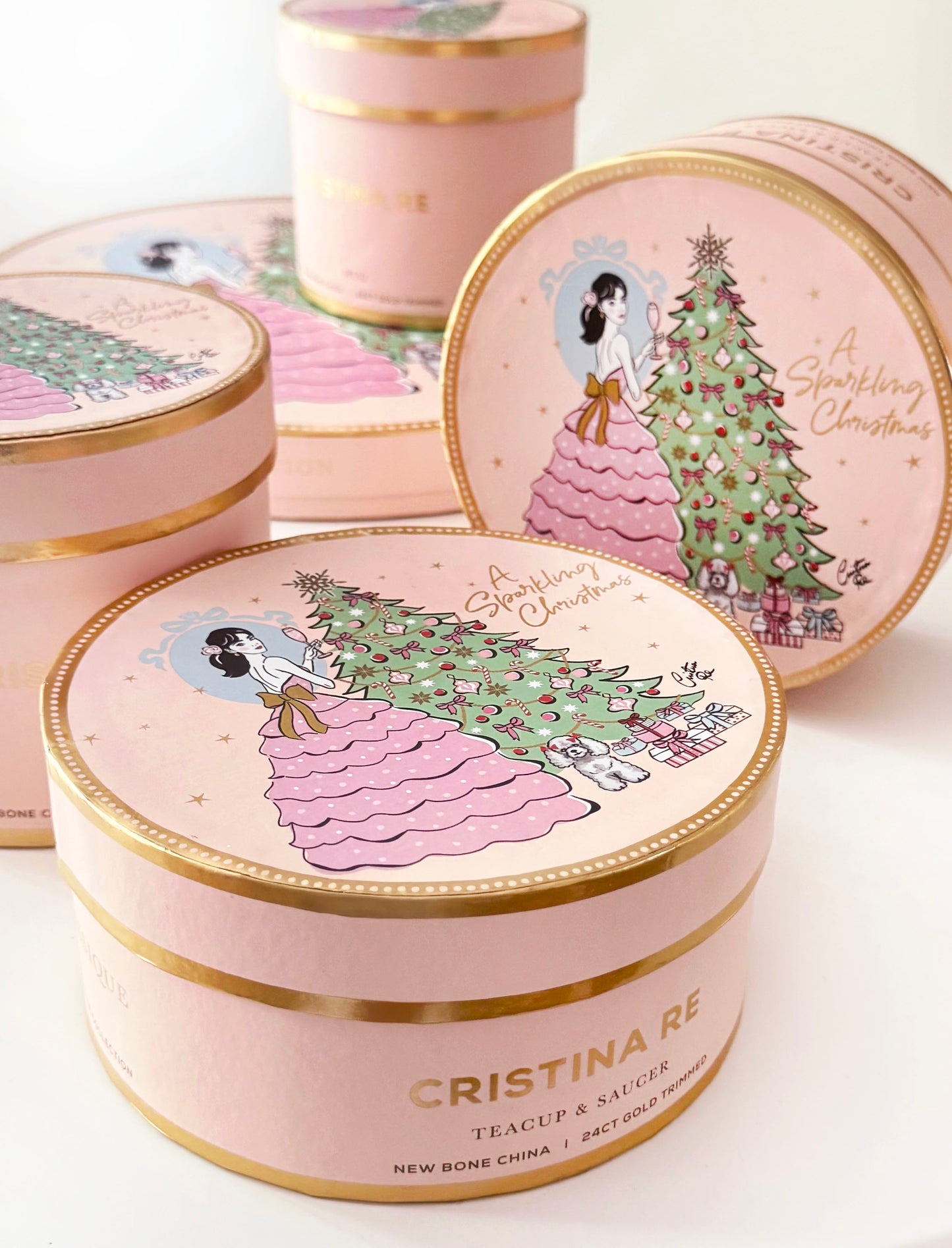 A Sparkling Christmas Mug  - Pink