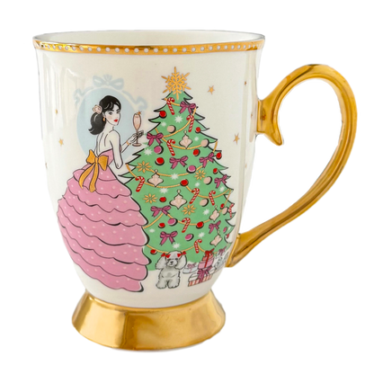 A Sparkling Christmas Mug  - Ivory