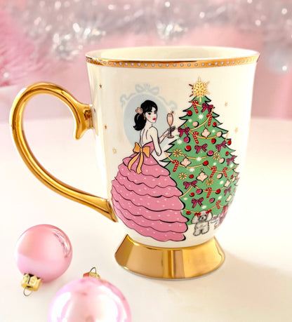 A Sparkling Christmas Mug  - Ivory