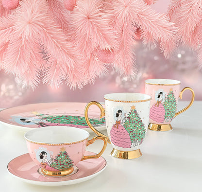 A Sparkling Christmas Mug  - Pink