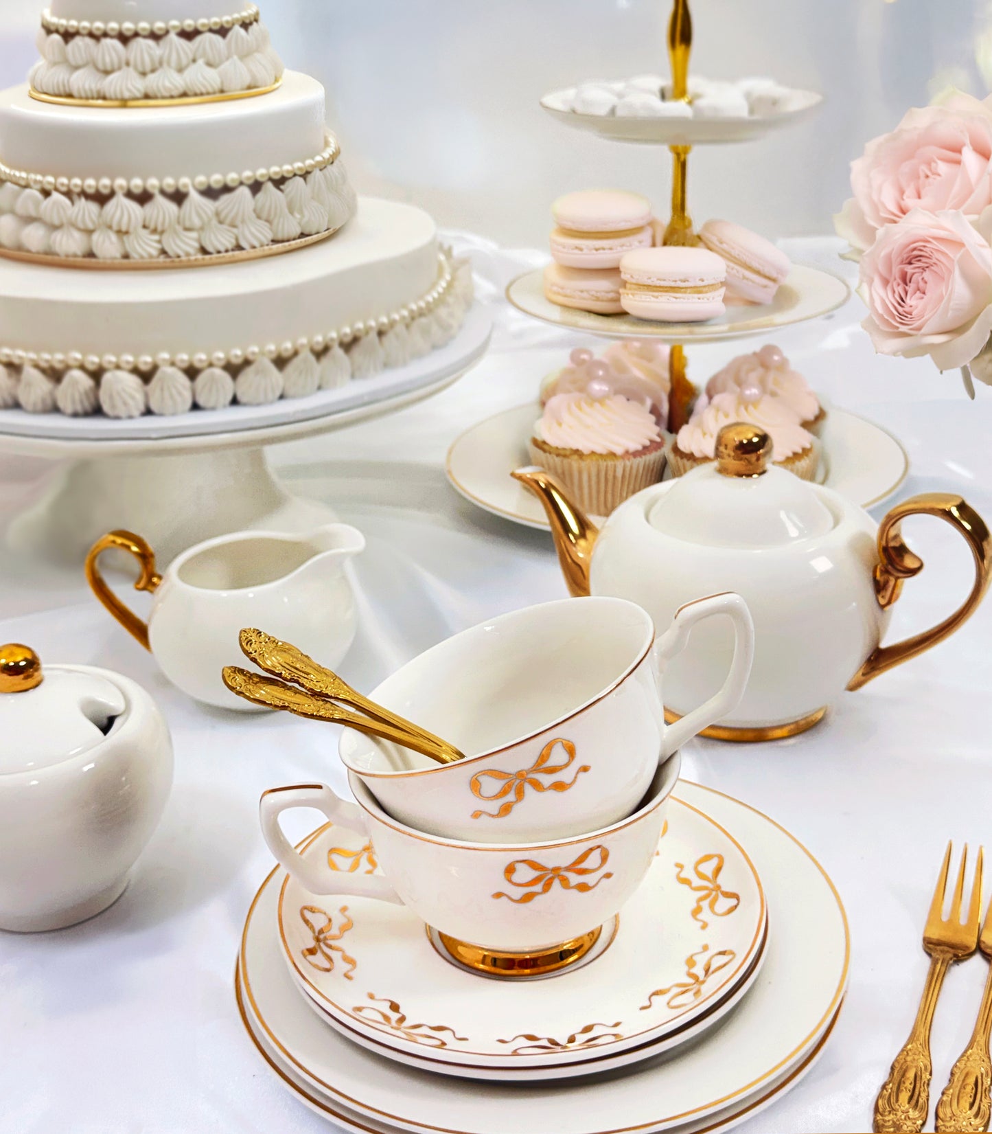 Ballet Bow Teacup & Saucer Set