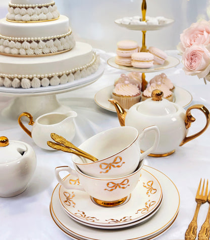 Ballet Bow Teacup & Saucer Set