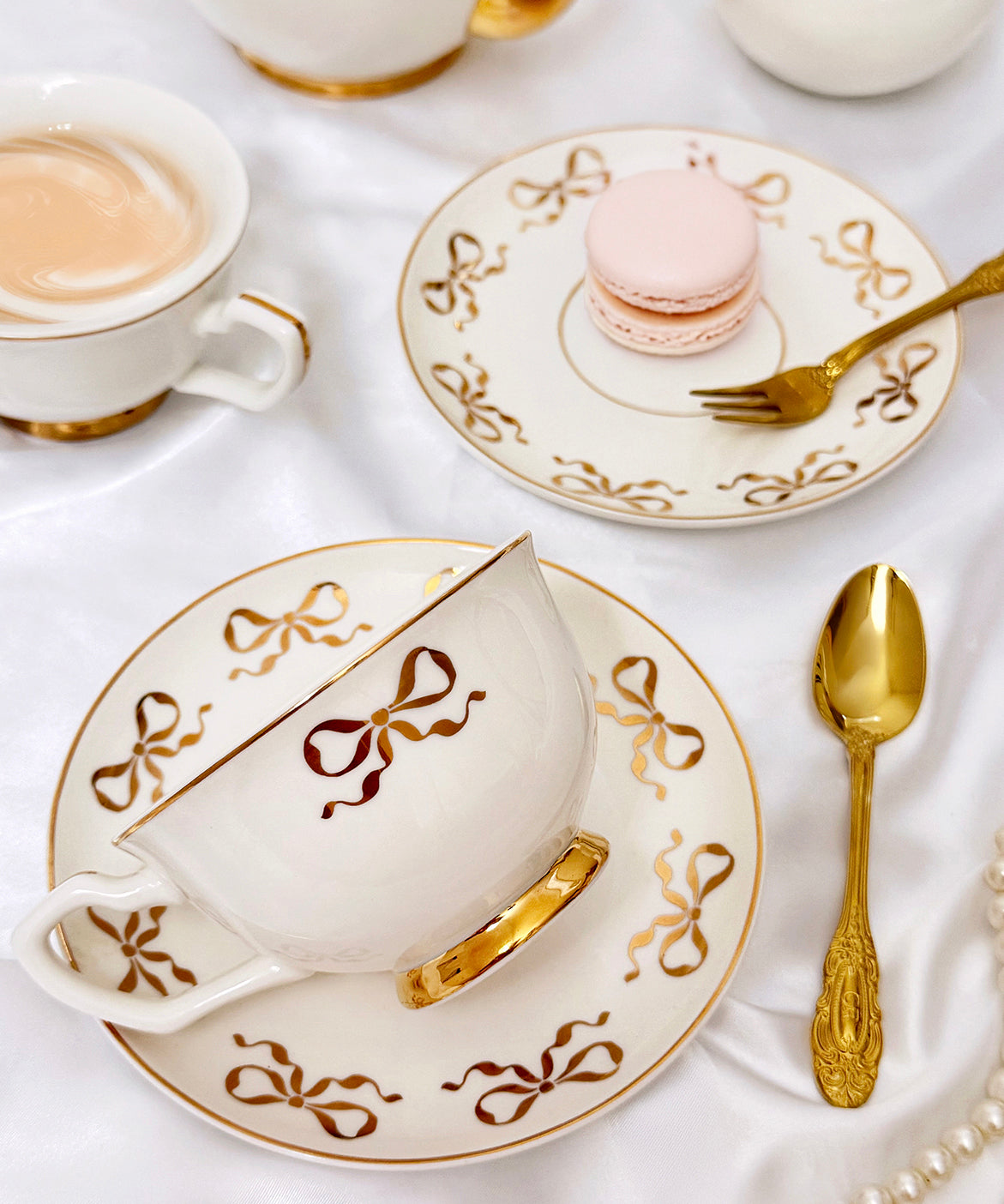 Ballet Bow Teacup & Saucer Set