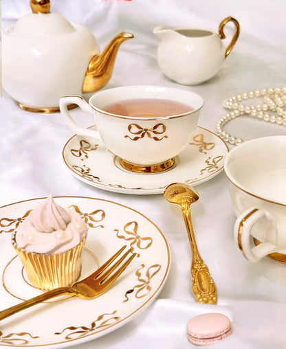 Ballet Bow Teacup & Saucer Set