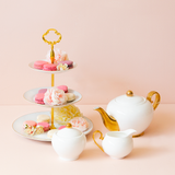 Sugar Bowl & Creamer Ivory - Cristina Re Designs