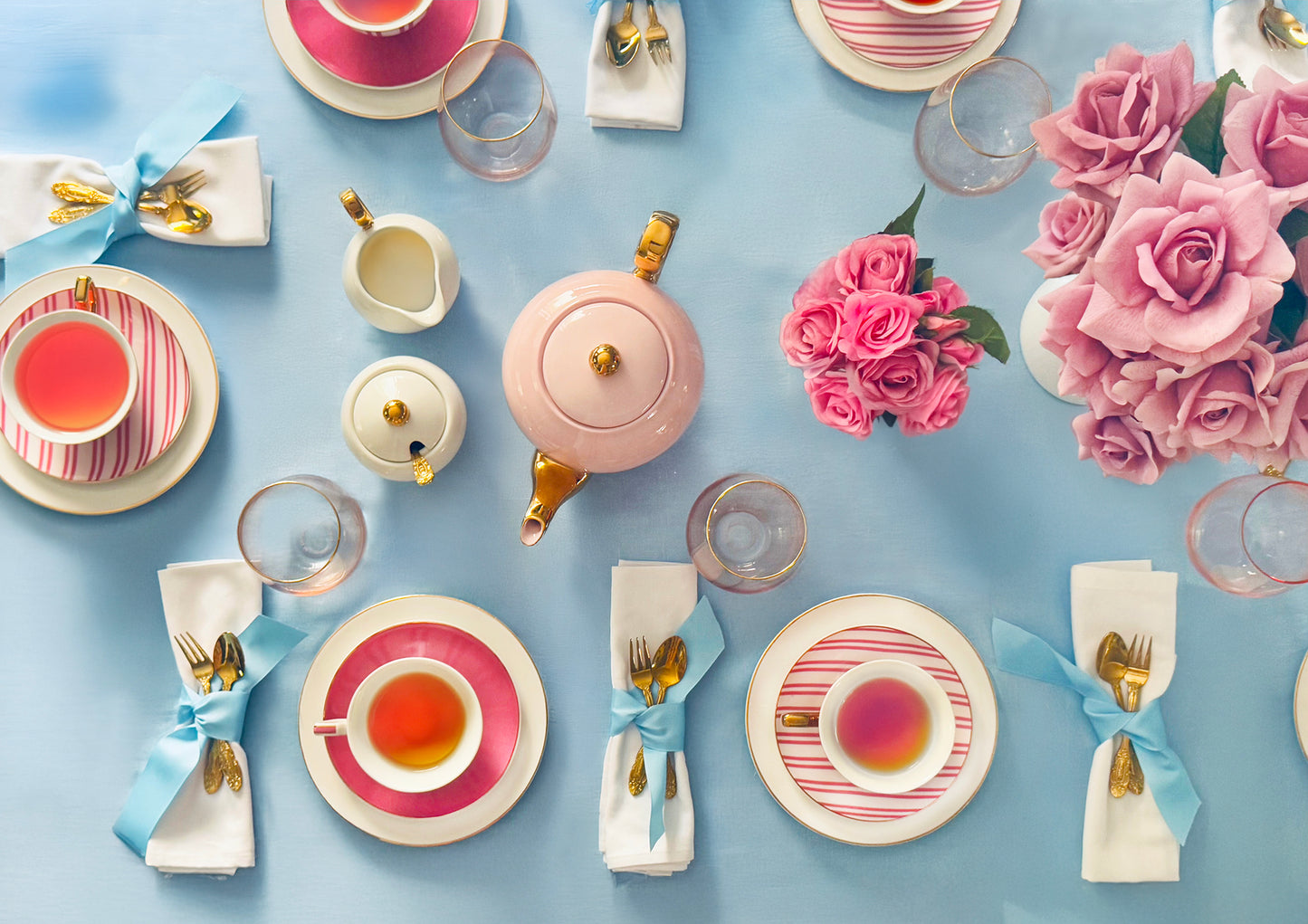 Teacup & Saucer Candy Pink