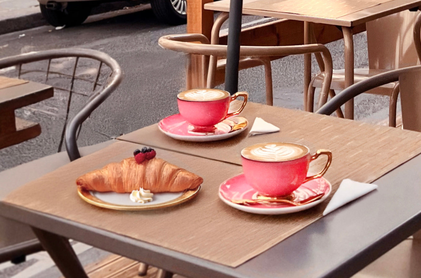 Teacup & Saucer Candy Pink