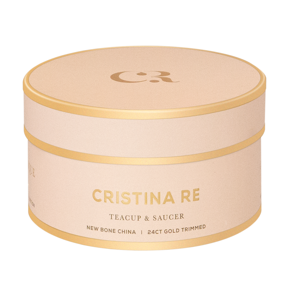 Teacup Polka Gold Blush