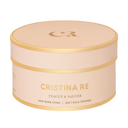 Teacup Polka Gold Blush