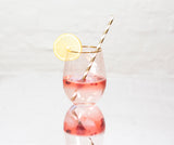 Tumbler Glasses Rose Crystal - Set of 2 - Cristina Re Designs