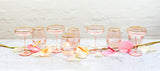 Tumbler Glasses Rose Crystal - Set of 2 - Cristina Re Designs