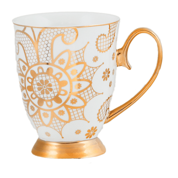 Mug Georgia Lace Pearl - Cristina Re Designs