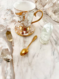White Celestite Drink Coasters - Set of 4 - Cristina Re Designs