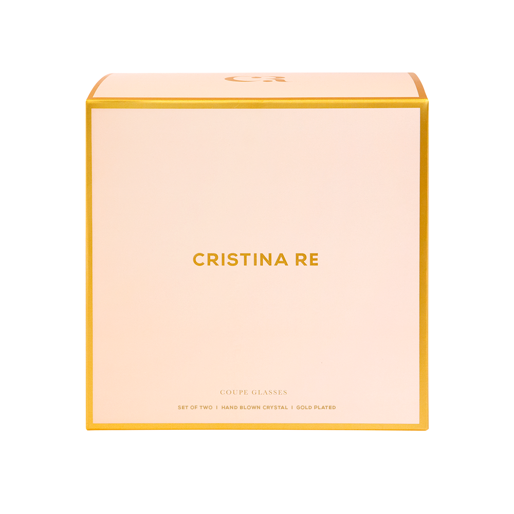 Coupe Estelle Gold - Set of 2