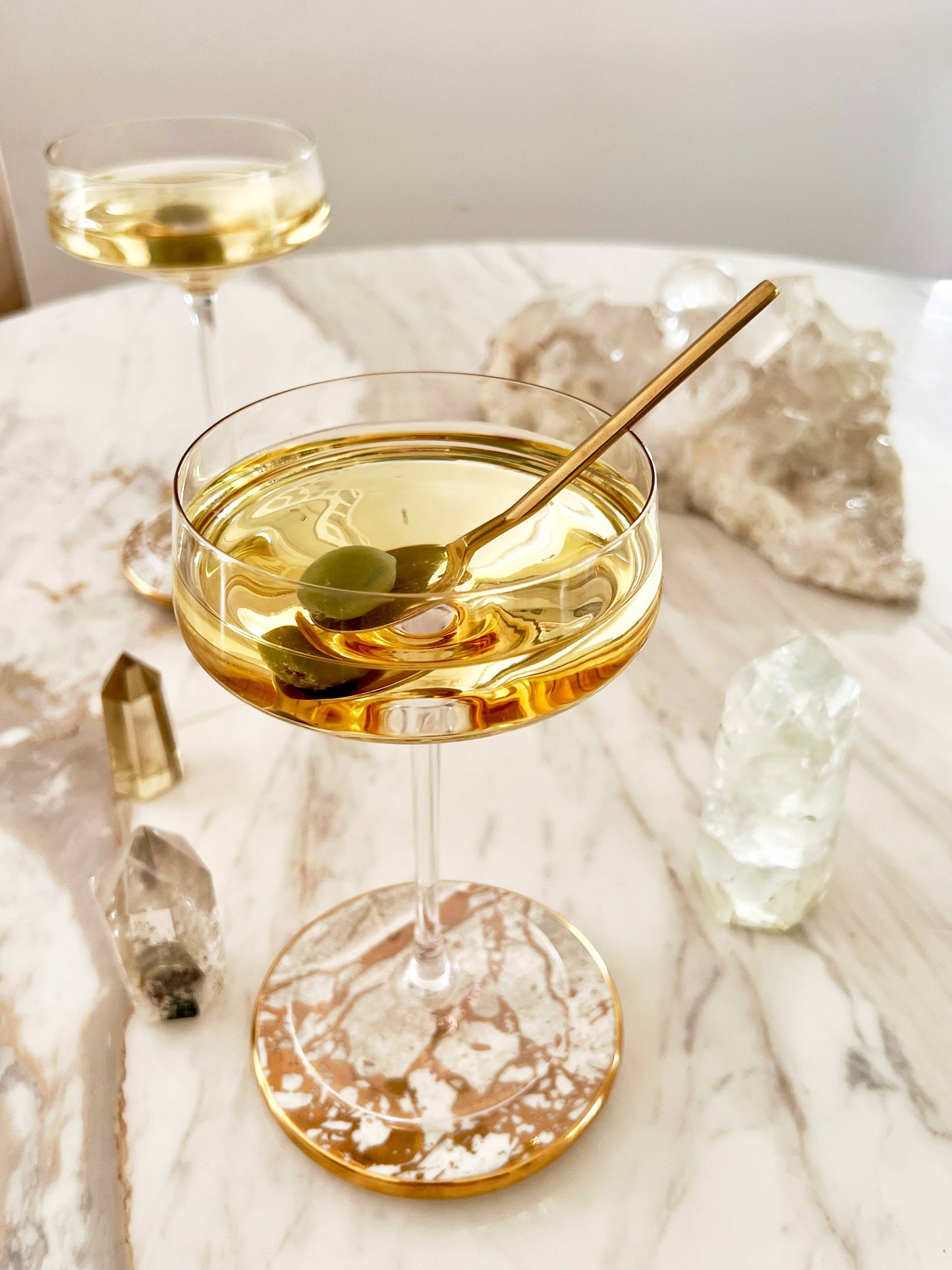 Coupe Estelle Gold - Set of 2