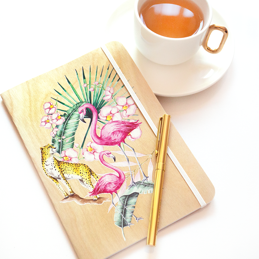 Flamingo Jungle - A5 Journal