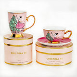 Teacup & Saucer La Belle Noel
