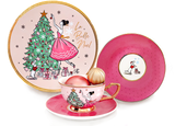 Teacup & Saucer La Belle Noel