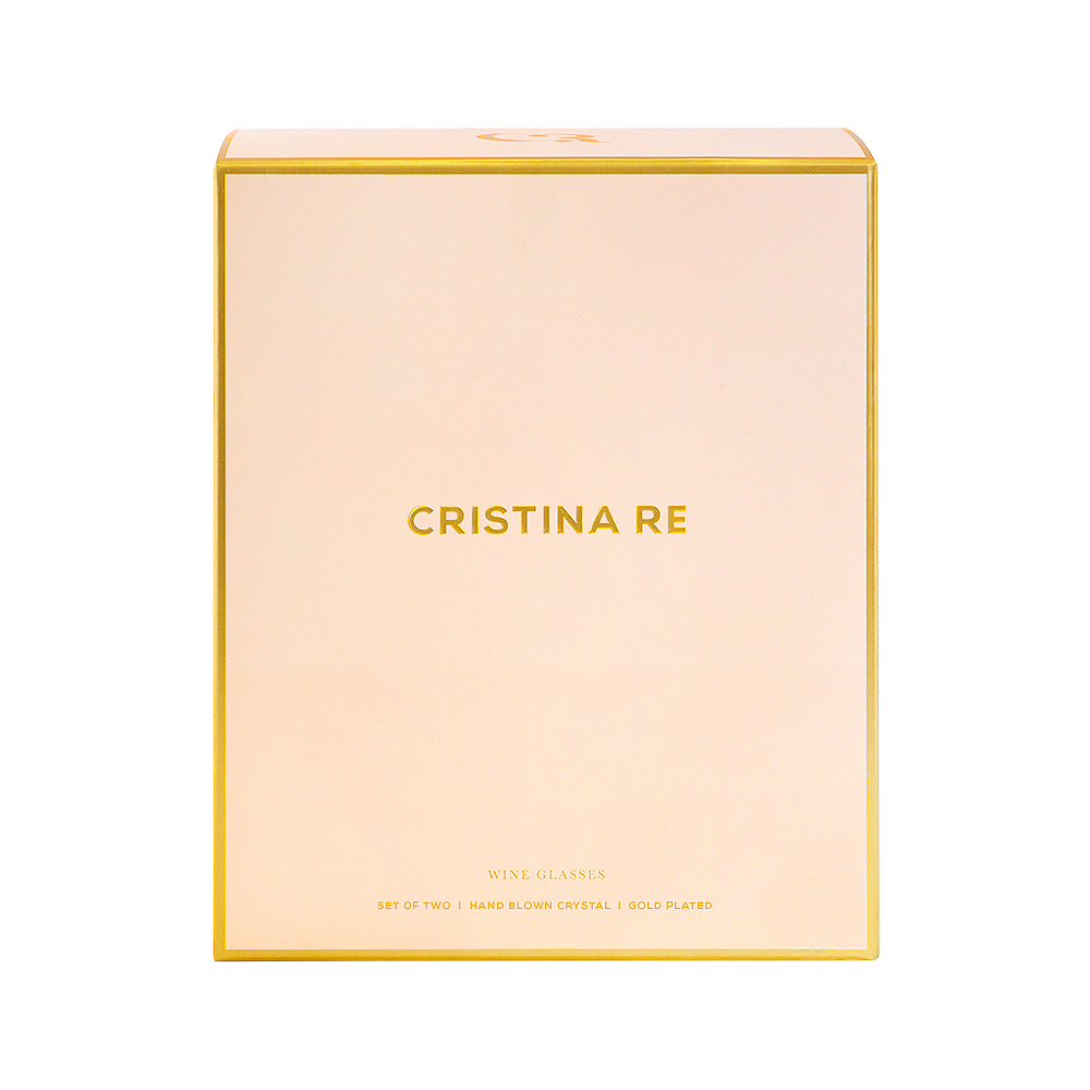 Wine Glass Estelle Gold Set of 2