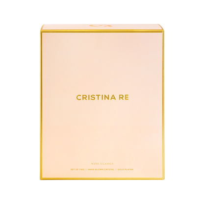 Wine Glass Estelle Gold Set of 2