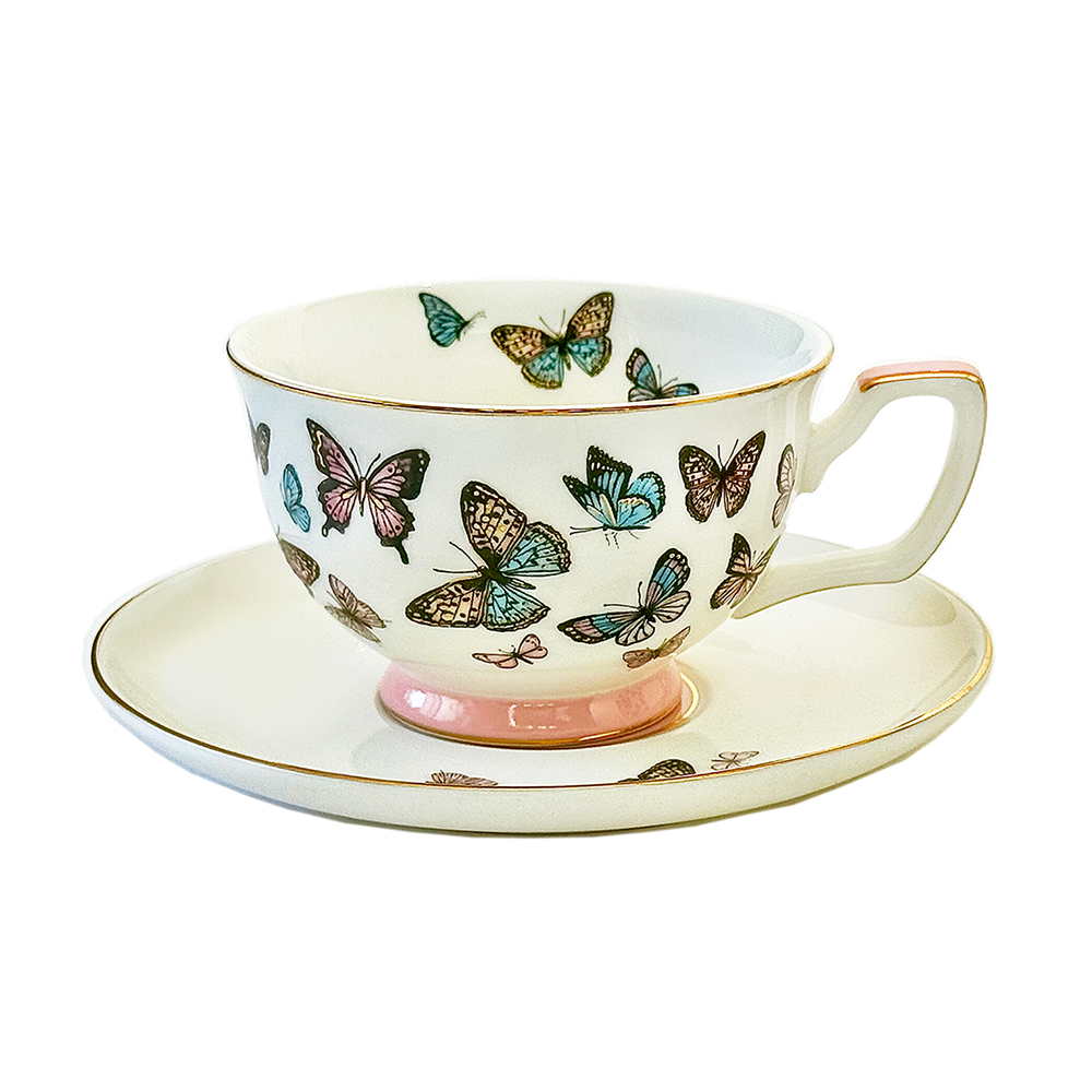 Papillon Teacup & Saucer