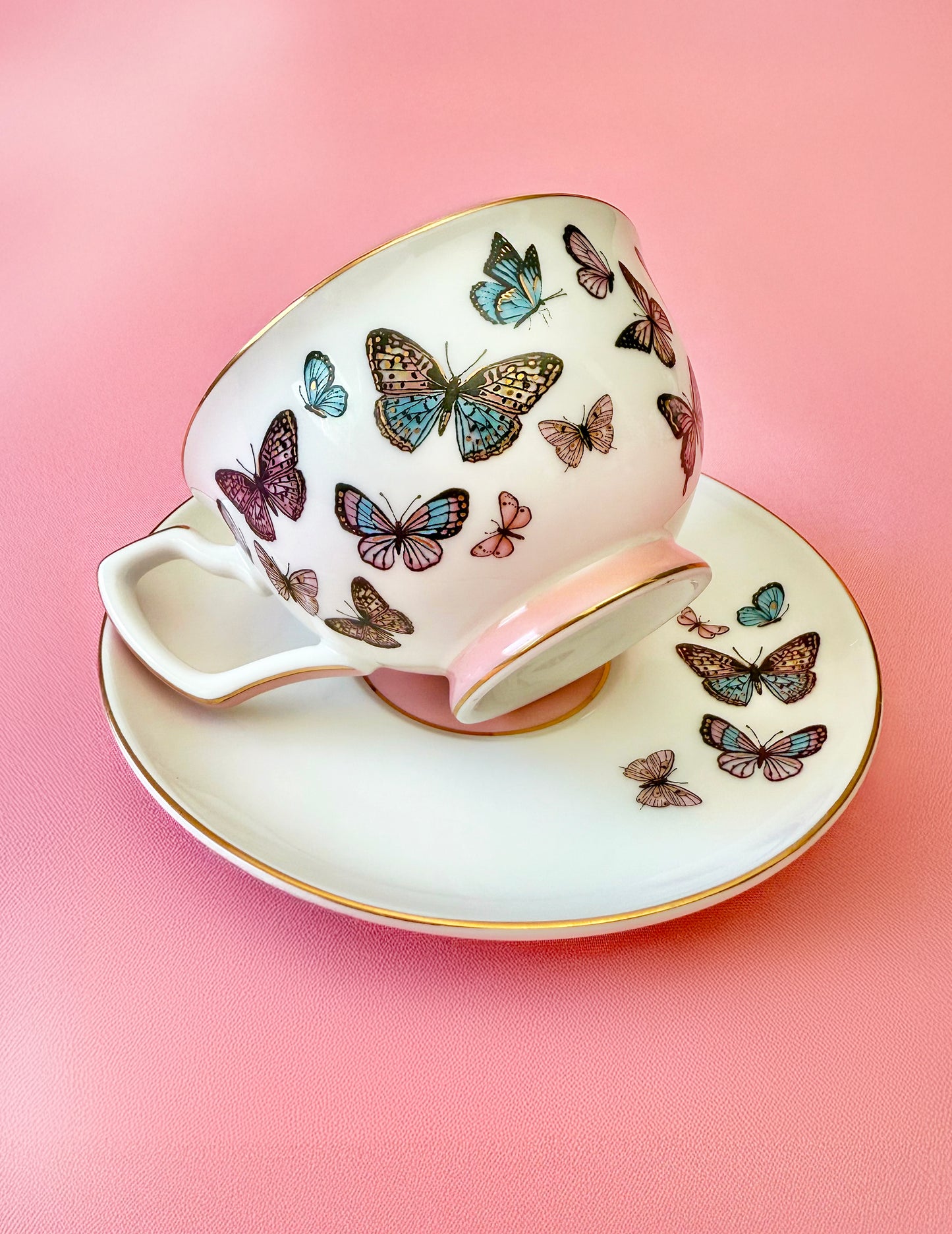 Papillon Teacup & Saucer