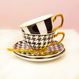 Teacup Ebony Stripes - Cristina Re Designs