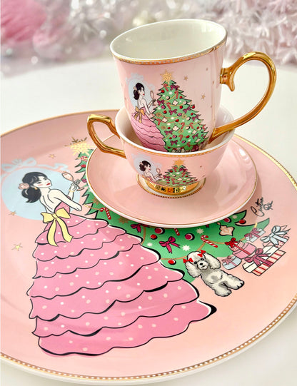 A Sparkling Christmas Mug  - Pink