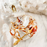 Teacup White Celestite - Cristina Re Designs