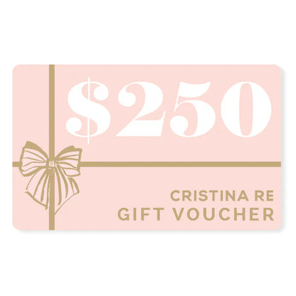 Cristina Re Gift Voucher