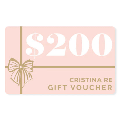 Cristina Re Gift Voucher