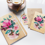Butterfly Garden - B6 Notebook - Cristina Re Designs