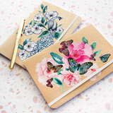 Butterfly Garden - B6 Notebook - Cristina Re Designs