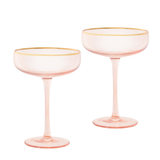 Coupe Rose Crystal Set of 2 - Cristina Re Design