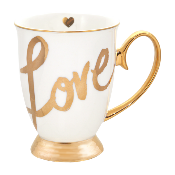 Mug White Love - Cristina Re Designs