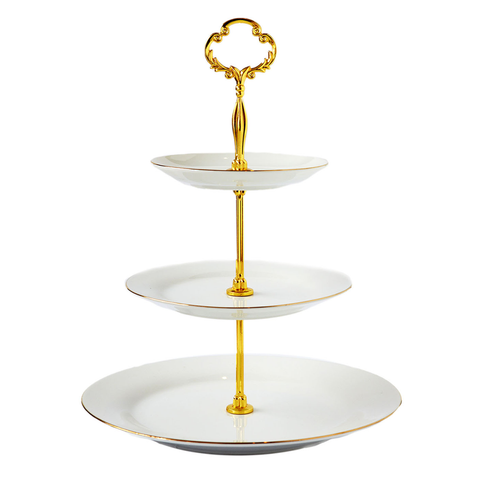 3 Tier Cake Stand Ivory - Cristina Re Designs