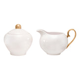 Sugar Bowl & Creamer Ivory - Cristina Re Designs