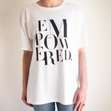 Organic Cotton T-Shirt Oversized Style - Empowered