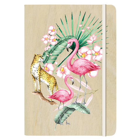 Flamingo Jungle - A5 Journal - Cristina Re Designs