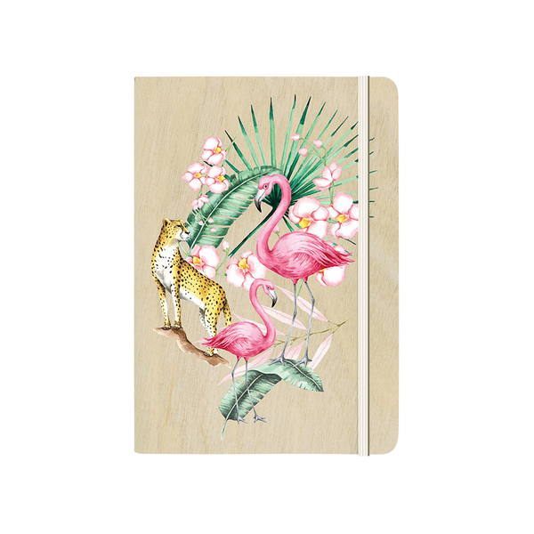 Flamingo Jungle - B6 Notebook - Cristina Re Designs