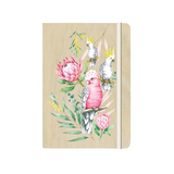 Parrots & Proteas - B6 Notebook - Cristina Re Designs