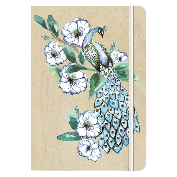 Peacock Garden - A5 Journal - Cristina Re Designs