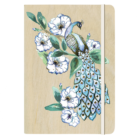 Peacock Garden - A5 Journal - Cristina Re Designs