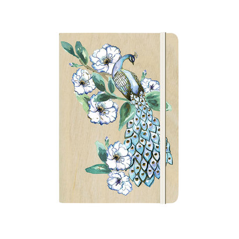 Peacock Garden - B6 Notebook - Cristina Re Designs