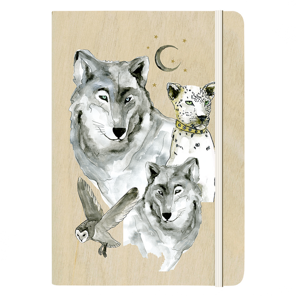 White Wolf - A5 Journal - Cristina Re Designs