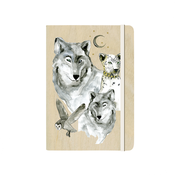 White Wolf - B6 Notebook - Cristina Re Designs