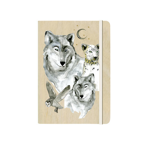 White Wolf - B6 Notebook - Cristina Re Designs