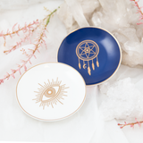 Dreamcatcher Trinket Dish - Navy & Gold - Cristina Re Design