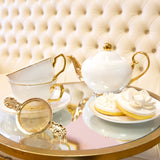 Two Cup Ivory Teaset